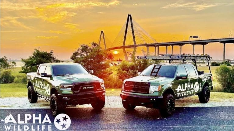 Alpha Wildlife trucks